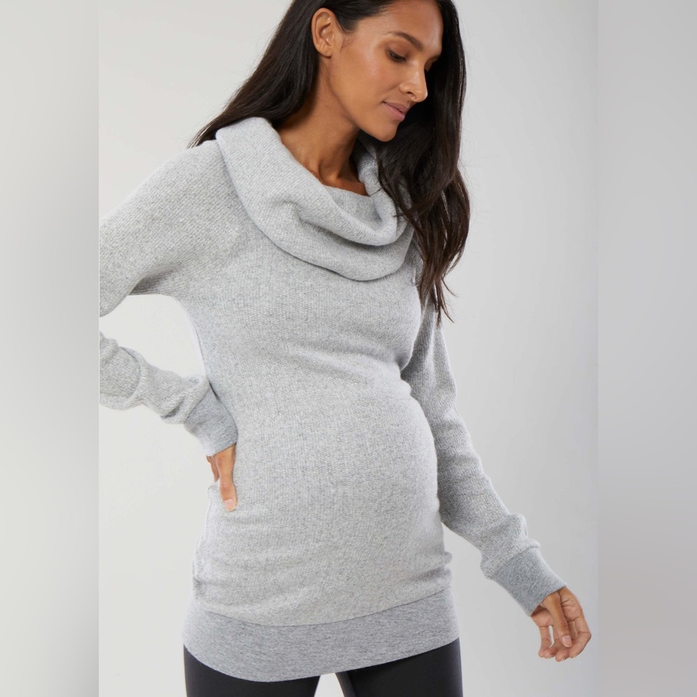 Ingrid & Isabel Cowl Maternity Tunic Sweater
